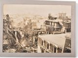 a picture of an old picture of a destroyed city