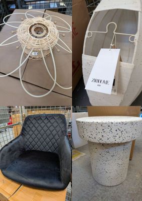 FORT ENSEMBLE DE PETITS MOBILIERS ET DECORATIONS (environ 1m3)  DONT C - Photo 1