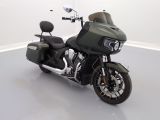 a motorcycle that is parked in a room