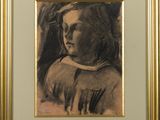 portrait of a young girl in a hat by rembe