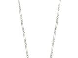 un collier en or blanc avec un pendentif en diamant et une chaîne