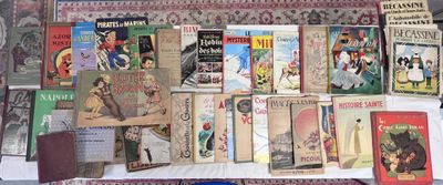 ENFANTINA – Lot d’environ 30 albums dont Bécassine, Benjamin Rabier (L - Photo 1