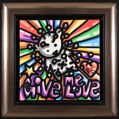 JAKE. (Né en 1967). « Give me love ». - Photo 1