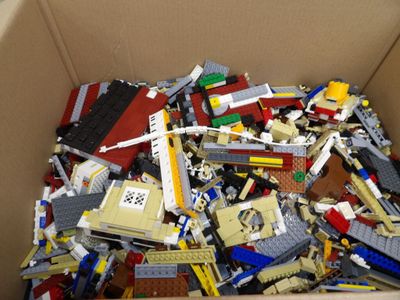 a box full of legos that are in a box