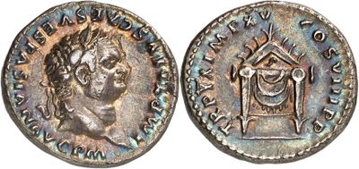 a silver coin with an image of a man on it