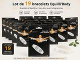 lot de 19 bracelets equilib body
