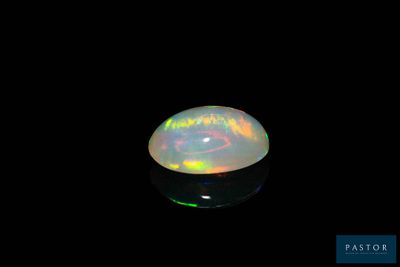 an oplite in the dark with a black background