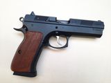 the gun is sitting on the table ready to be used