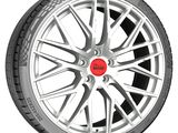 a close up of a tire on a white background