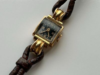 Montre bracelet femme en or 750 millièmes de marque STANDEX. Poids bru - Photo 1