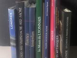 beaucoup de livres qui traînent sur une étagère
