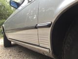 a car that is parked on the side of the road