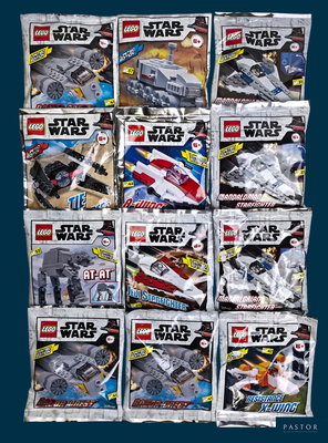 il y a beaucoup de jouets Lego Star Wars dans le colis
