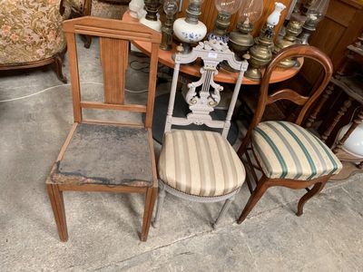 Lot de 3 chaises volantes (accidents)
