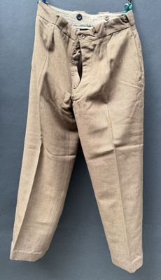 an image of a pair of pants hanging on a hanger