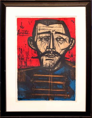 Bernard BUFFET (1928-1999) Le dompteur - 1968 Lithographie e…