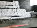 a pile of wood sitting on top of a table