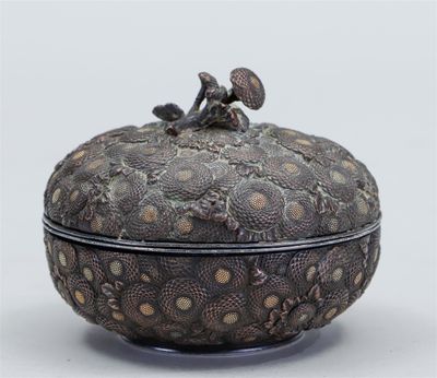 Shobi Eiyu "紹美栄祐"（1839-1900）Japonais koro / boîte à couvercl…