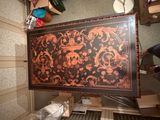 a picture of a room with a large rug on the floor