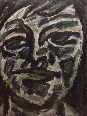 Jacques DANIEL (1920-2011) Tête d'homme, 1990