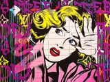 tableau représentant une femme se couvrant le visage de ses mains