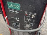 a close up of a machine with wires attached to it
