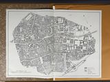 a map of the city of london on a bulletin board
