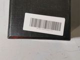 a black box with a bar code on it