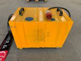 a yellow box that is sitting on the ground