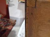a wooden box that is sitting on top of a table
