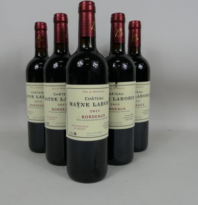 6 bouteilles de Château Mayne Laborie 2018