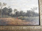 a picture of a painting on the wall of a room