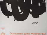 an image of a poster for the olympic games in munich, germany