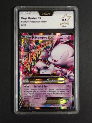 a close up of a card in a plastic case