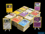a lot of cards that are sitting on top of each other