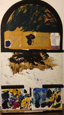Jean-Louis VILA 1948 - Peinture 220 x 116 cm