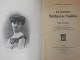 an old book with a picture of a woman on it
