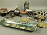a lot of different items that are sitting on a table