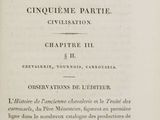 an open book with a black and white title on it