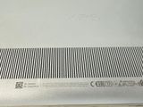 a close up view of the back of a laptop computer