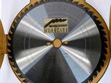 two circular saw blades in a box on a table