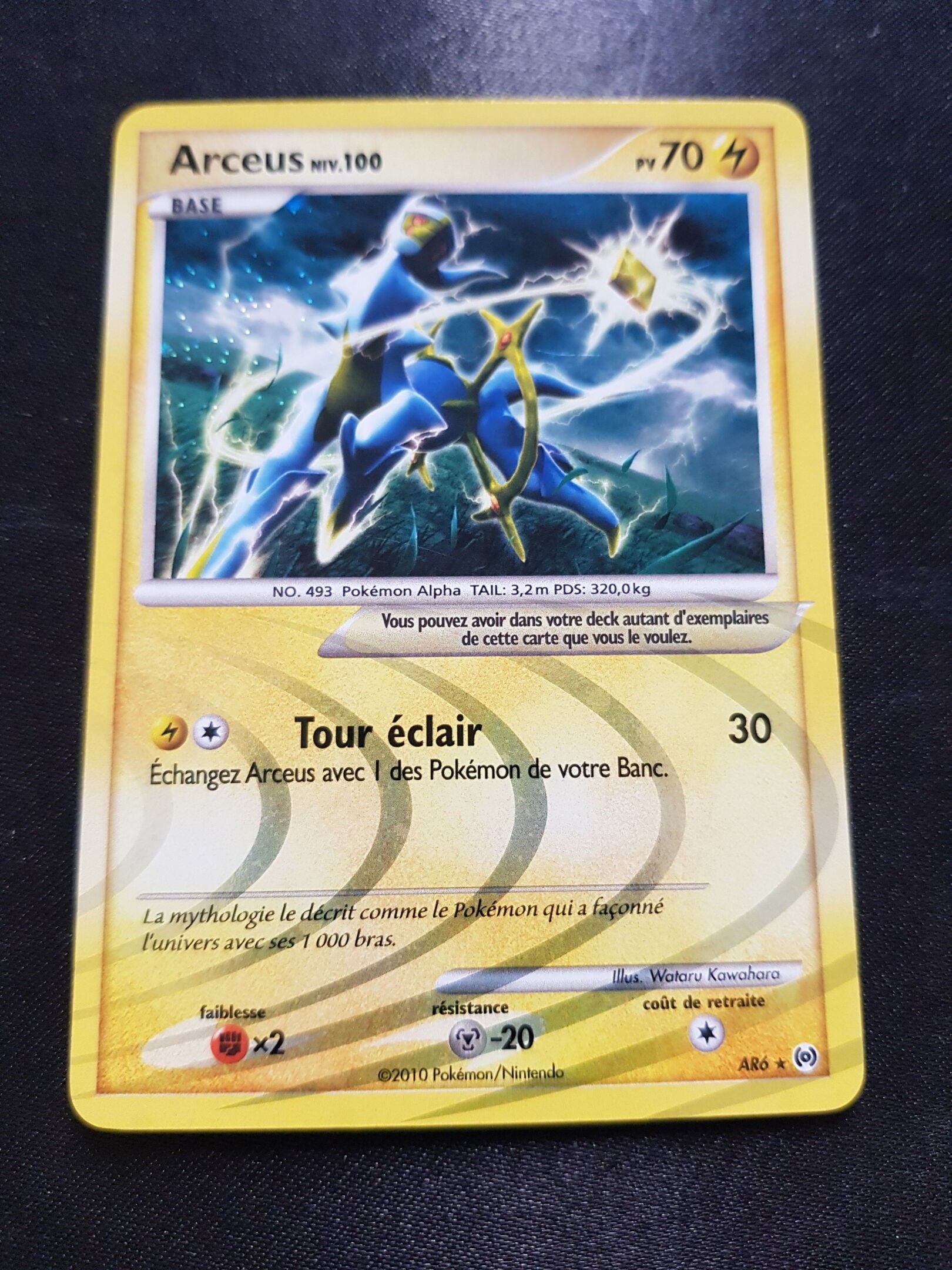 PLATINE Arceus - Arceus AR 6 - Near mint - Carte pokémon