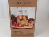 a box with a picture of a jar of fruit inside of it