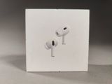an apple airpods are sitting on top of a white box