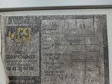a picture of a piece of paper on a refrigerator