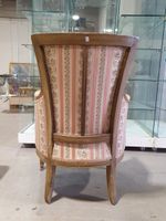 Bergère de style Consulat à dossier cintré en bois laqué bei… (photo 3)