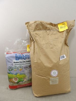 a bag of rice next to a bag of rice