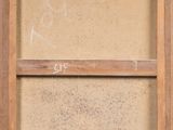 an image of a picture of a painting on a wooden frame