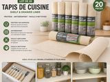 pack de 20 tapis de cuisine