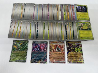 a lot of cards that are sitting on a table